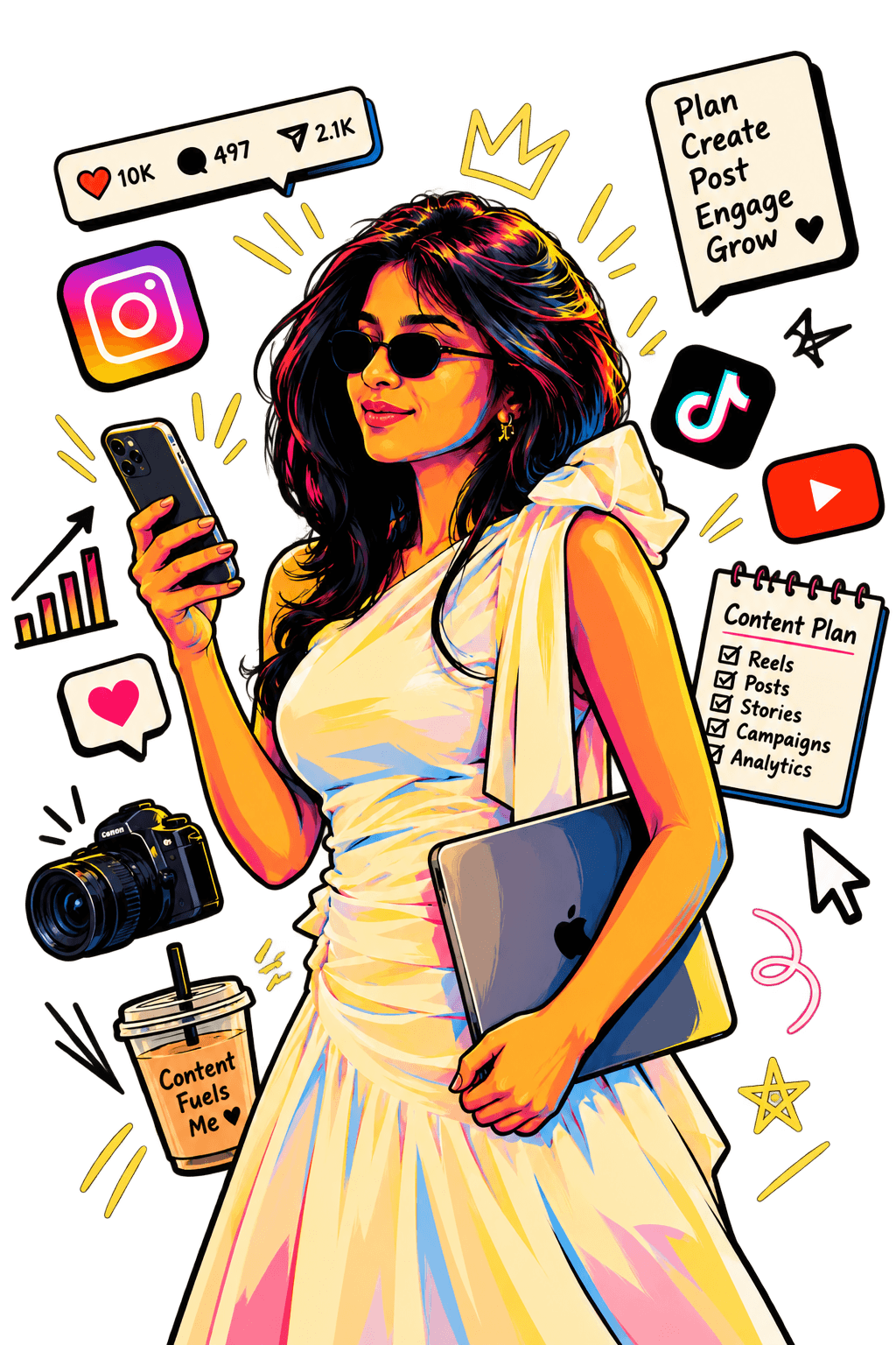 ashni vankundre — Social Media manager